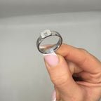 14K White Gold 1.73CT Lab Grown Diamond Band Ring DR055 IIJJ