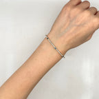 14K Yellow Gold 0.76 CT Diamond & 0.37 CT Sapphire Bracelet CBR0105 IGTJ