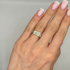 14K Yellow Gold 0.76CT Baguette Diamond Ring WB127 ALJ