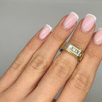 14K Yellow Gold 0.76CT Baguette Diamond Ring WB127 ALJ