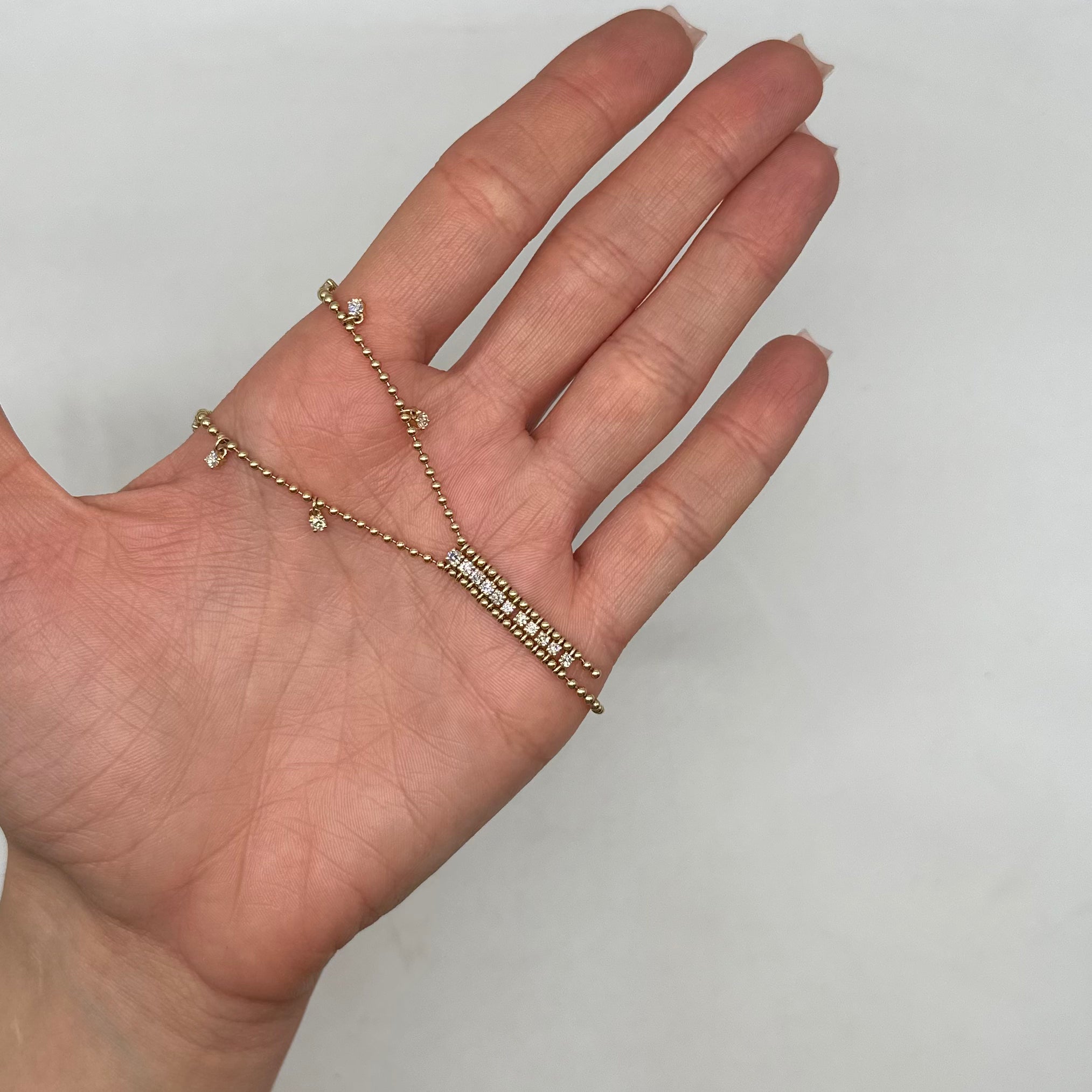 14K Yellow Gold 1.02 CT Diamond Necklace – 18” KVN00265-004