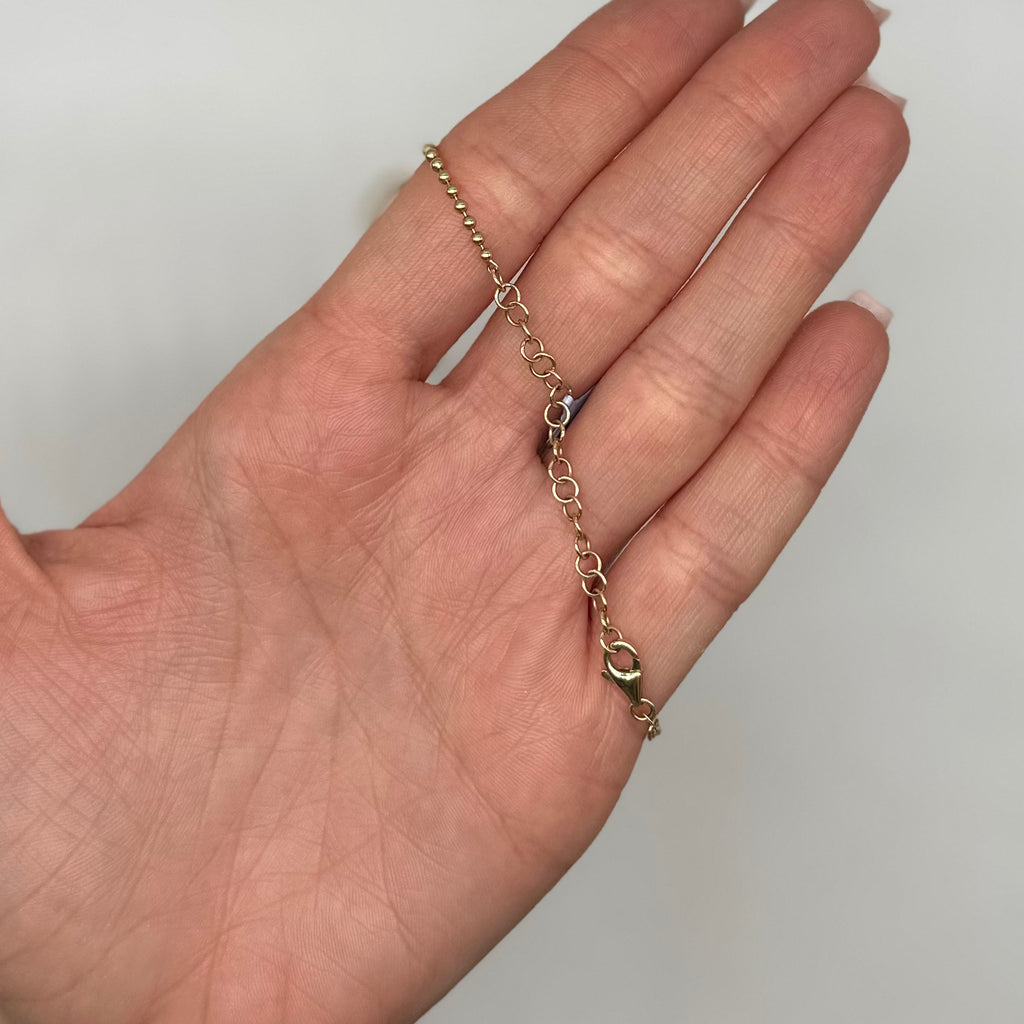 14K Yellow Gold 1.02 CT Diamond Necklace – 18” KVN00265-004