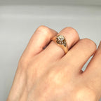 14K Rose Gold 0.70CT Round Diamond Ring RDER070 TJJ