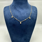 14k Yellow Gold 0.67 CT Diamond Necklace – 18” Adjustable to 16” AN11291