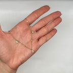 14k Yellow Gold 0.67 CT Diamond Necklace – 18” Adjustable to 16” AN11291