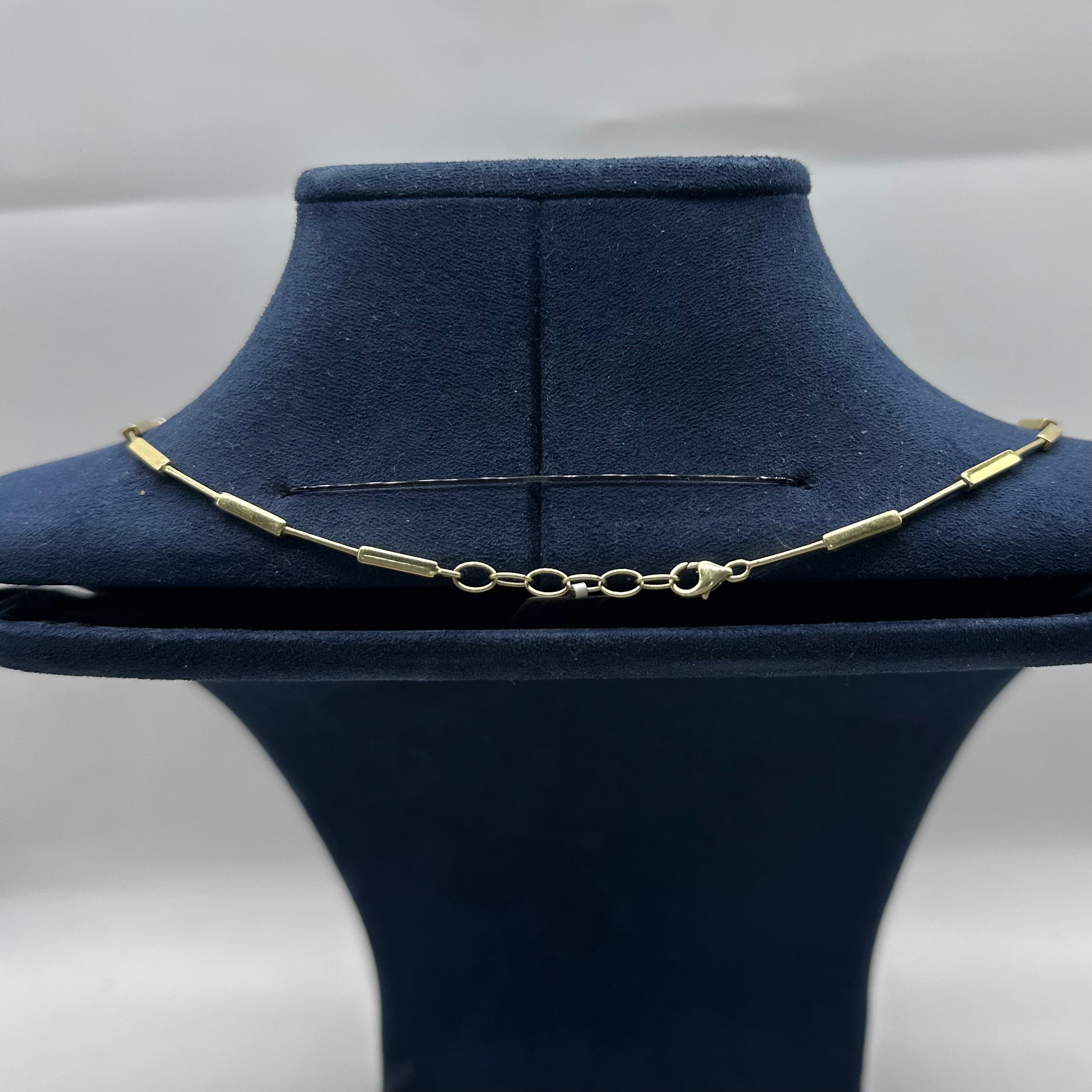 14K Yellow Gold Diamond Necklace – 1.86 CT, 16–17” Adjustable DC-N14070-17