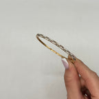 18K Yellow Gold Diamond Bangle Bracelet – 1.76 CT DB031 IZJJ