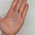 14K White Gold Diamond Pendant Necklace — 1.85CT DN0026 ITJJ