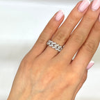 14K White Gold Diamond Band Ring – 1.15CT WB058 IJGJ