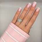 14K White Gold Baguette & Round Diamond Ring – 2.20CT WB288 IGJJ