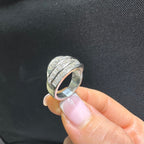 14K White Gold Baguette & Round Diamond Ring – 2.20CT WB288 IGJJ