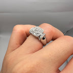 14K White Gold Diamond Ring – 0.50CT DR097 TJJ