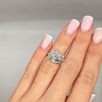 14K White Gold Diamond Ring – 1.25CT DR124 LJJ