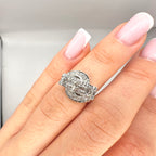 14K White Gold Diamond Ring – 1.25CT DR124 LJJ