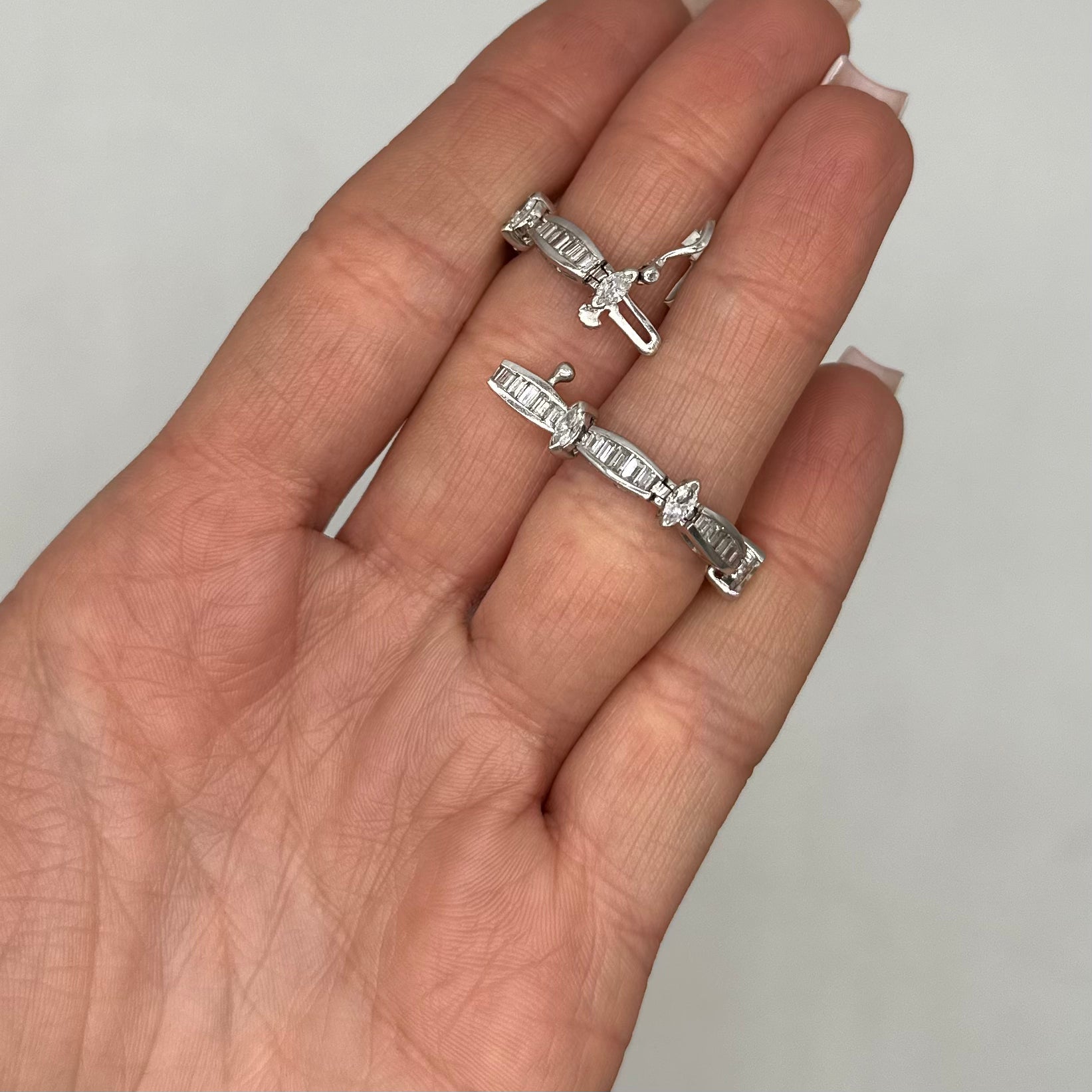 14K White Gold Diamond Bracelet – 5.15 CT DB157 NAJJ