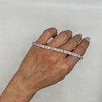 14K White Gold Diamond Bracelet – 3.77 CT DB084 GISJ