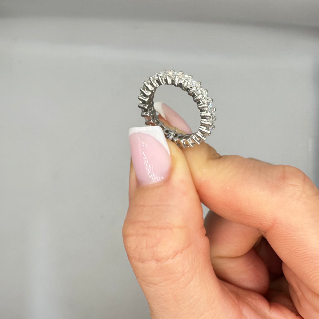 Platinum Princess Cut Diamond Eternity Ring – 3.00CT WB773 GGJJ