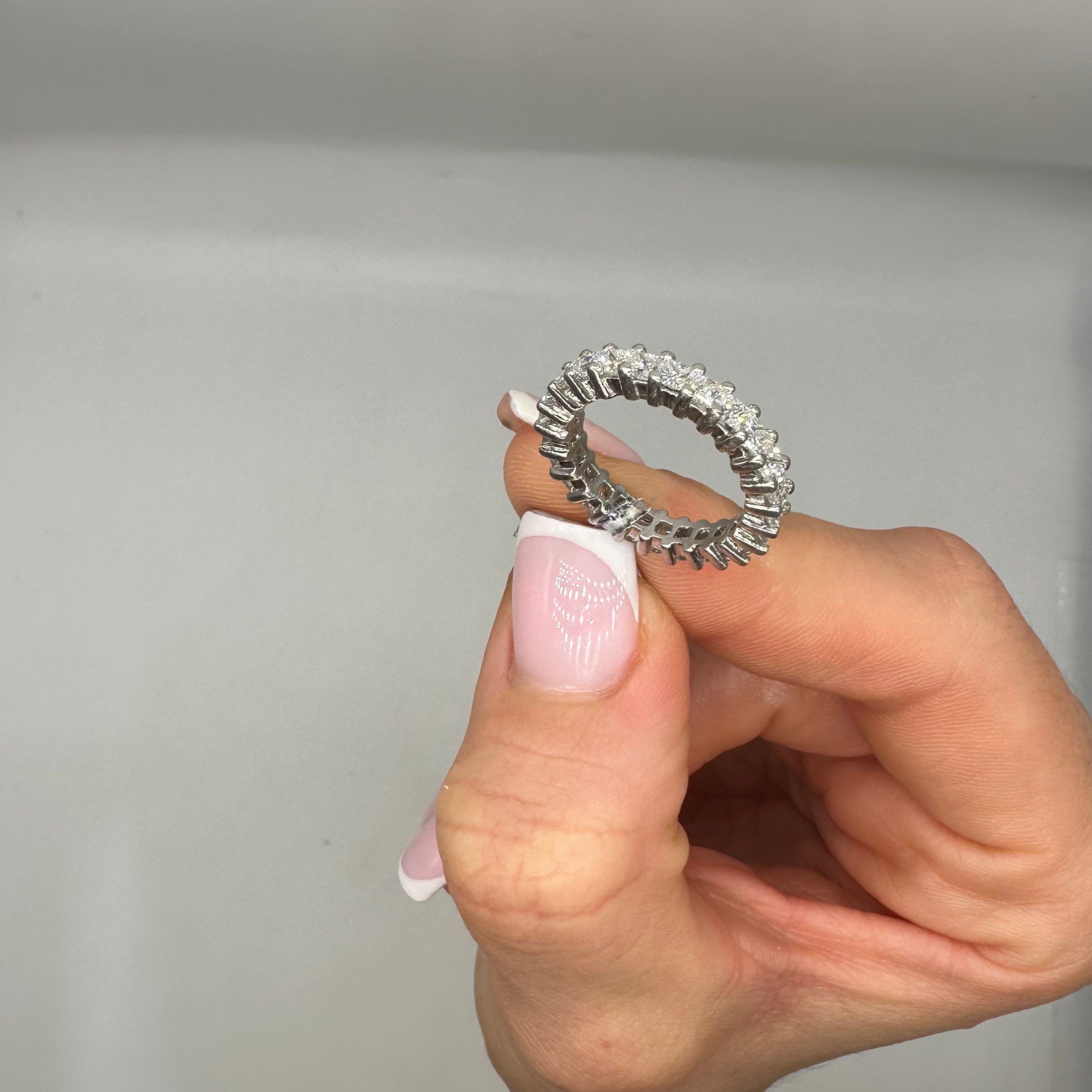 Platinum Princess Cut Diamond Eternity Ring – 3.00CT WB773 GGJJ