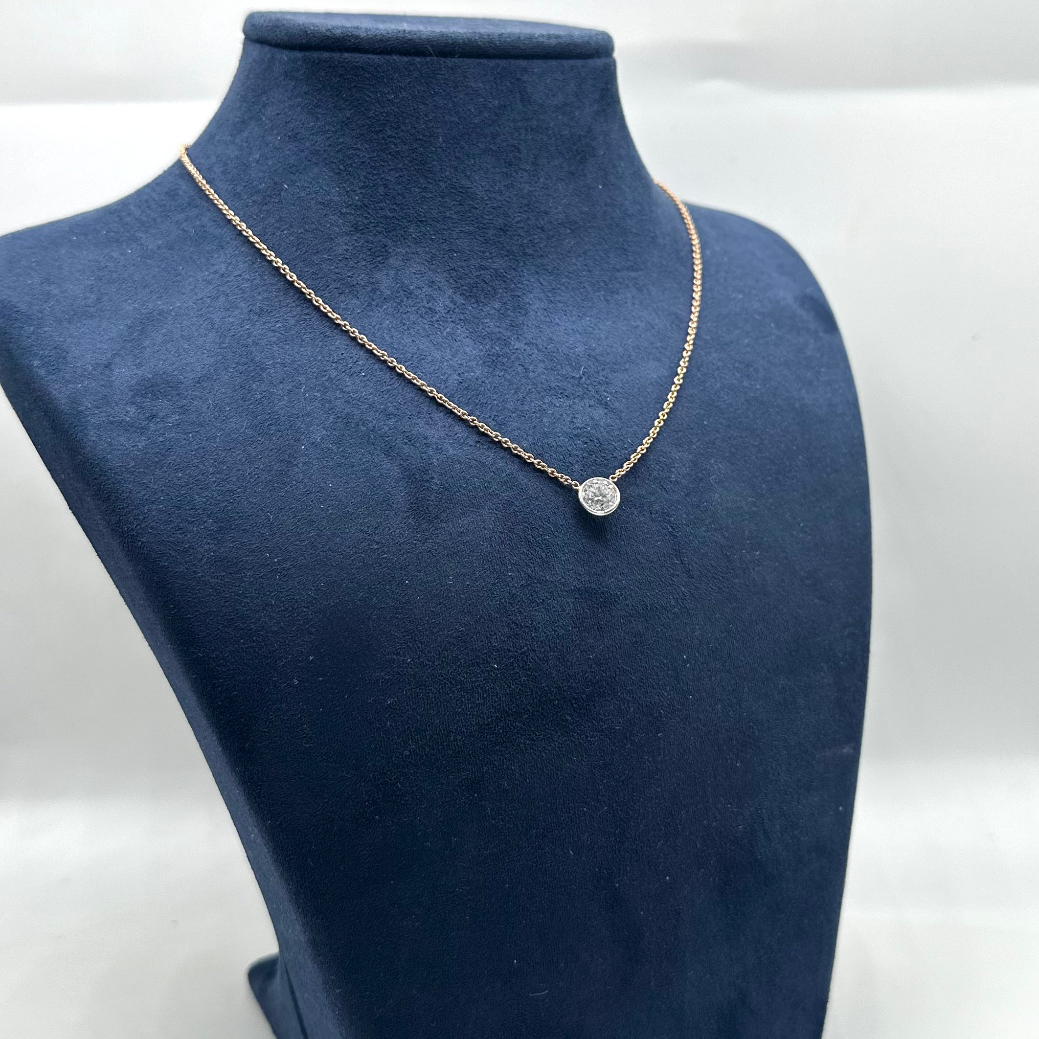 14K Rose Gold Diamond Pendant Necklace – 1.40 CT DP0021 GTJJ