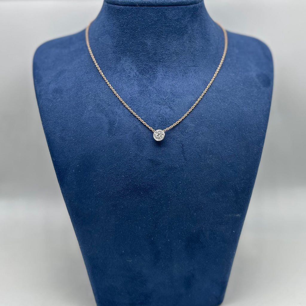 14K Rose Gold Diamond Pendant Necklace – 1.40 CT DP0021 GTJJ