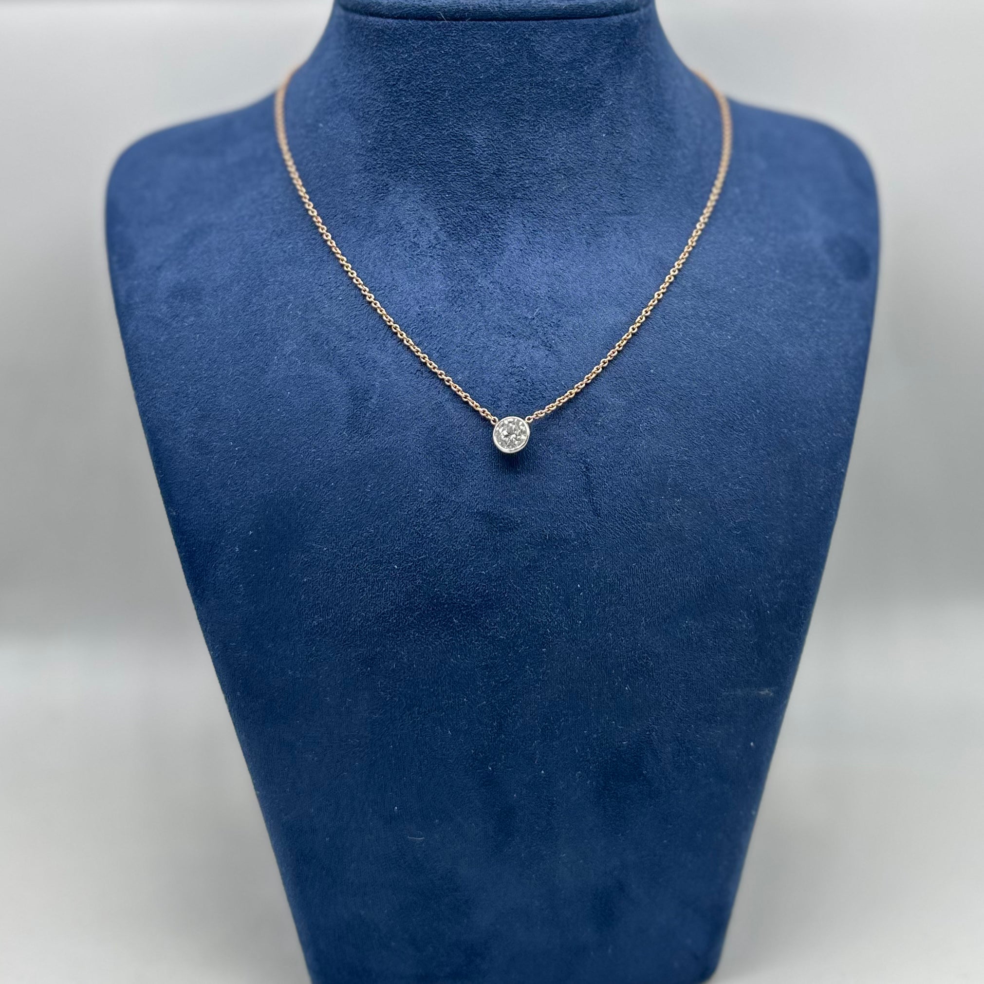 14K Rose Gold Diamond Pendant Necklace – 1.40 CT DP0021 GTJJ