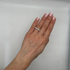 Platinum 2.12CT Asscher Cut Diamond Ring WB369 GETJ