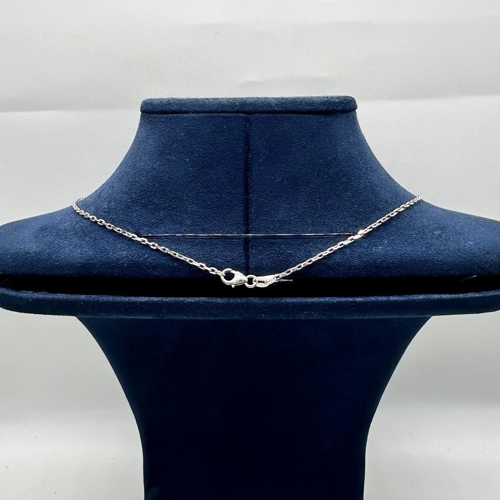 14K White Gold Diamond Clover Pendant Necklace – 1.55CT DP015 INJJ