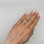 Platinum 2.55CT Round Diamond Three-Stone Ring WB226