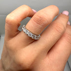 Platinum 3.75 CT Round Diamond Eternity Band WB390 GEJJ