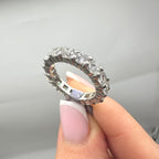 Platinum 3.75 CT Round Diamond Eternity Band WB390 GEJJ