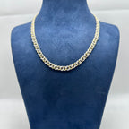 18K Two-Tone Gold Diamond Cuban Chain – 2.67CT CC4219-3