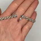 18K Two-Tone Gold Diamond Cuban Chain – 2.67CT CC4219-3