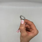 Platinum 5.00CT Diamond Bar-Set Eternity Band Ring WB816 TJJJ
