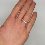 14K White Gold 1.86CT Diamond Eternity Ring WB520 ITJJ