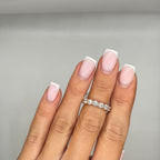 14K Rose Gold 3.45CT Diamond Eternity Band Ring WB011 GZJJ