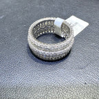 18K White Gold Diamond Eternity Ring – 5.80CT Total Diamonds | WB101