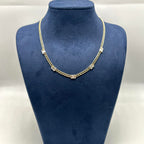 14K Yellow Gold Diamond Necklace KVN00197-004
