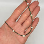 14K Yellow Gold Tsavorite & Diamond Necklace — 1.51 CT Tsavorite, 0.66 CT Diamonds KVN00134TS-002