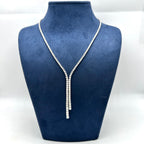 14K White Gold Diamond Necklace – 8.27 CTW, Near-Colorless VS2–SI1 PJN6208WG