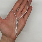 14K White Gold Diamond Necklace – 8.27 CTW, Near-Colorless VS2–SI1 PJN6208WG