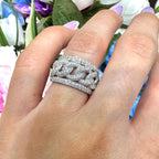 1.99ct Round cut Diamond Ring in 14k White Gold