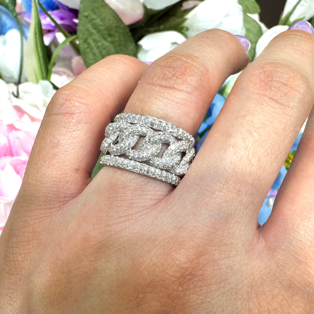 1.99ct Round cut Diamond Ring in 14k White Gold
