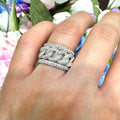 1.99ct Round cut Diamond Ring in 14k White Gold