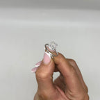 18K White Gold Cushion-Cut Clarity Enhanced Diamond Ring – 1.95CT CUSHDR0024 NTTJ