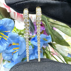 14K Yellow Gold Round Diamond Earrings – 1.73CT G/VS2 Natural Diamonds | AJE00437AYG