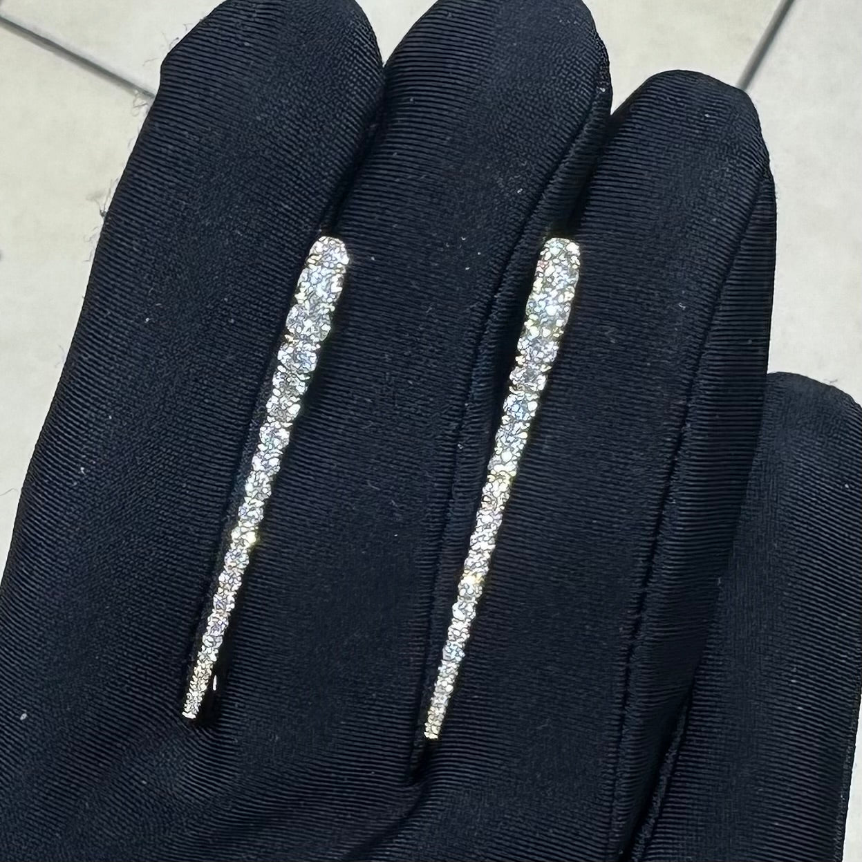 14K Yellow Gold Round Diamond Earrings – 1.73CT G/VS2 Natural Diamonds | AJE00437AYG