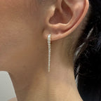14K Yellow Gold Round Diamond Earrings – 1.73CT G/VS2 Natural Diamonds | AJE00437AYG