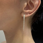 14K Yellow Gold Round Diamond Earrings – 1.73CT G/VS2 Natural Diamonds | AJE00437AYG