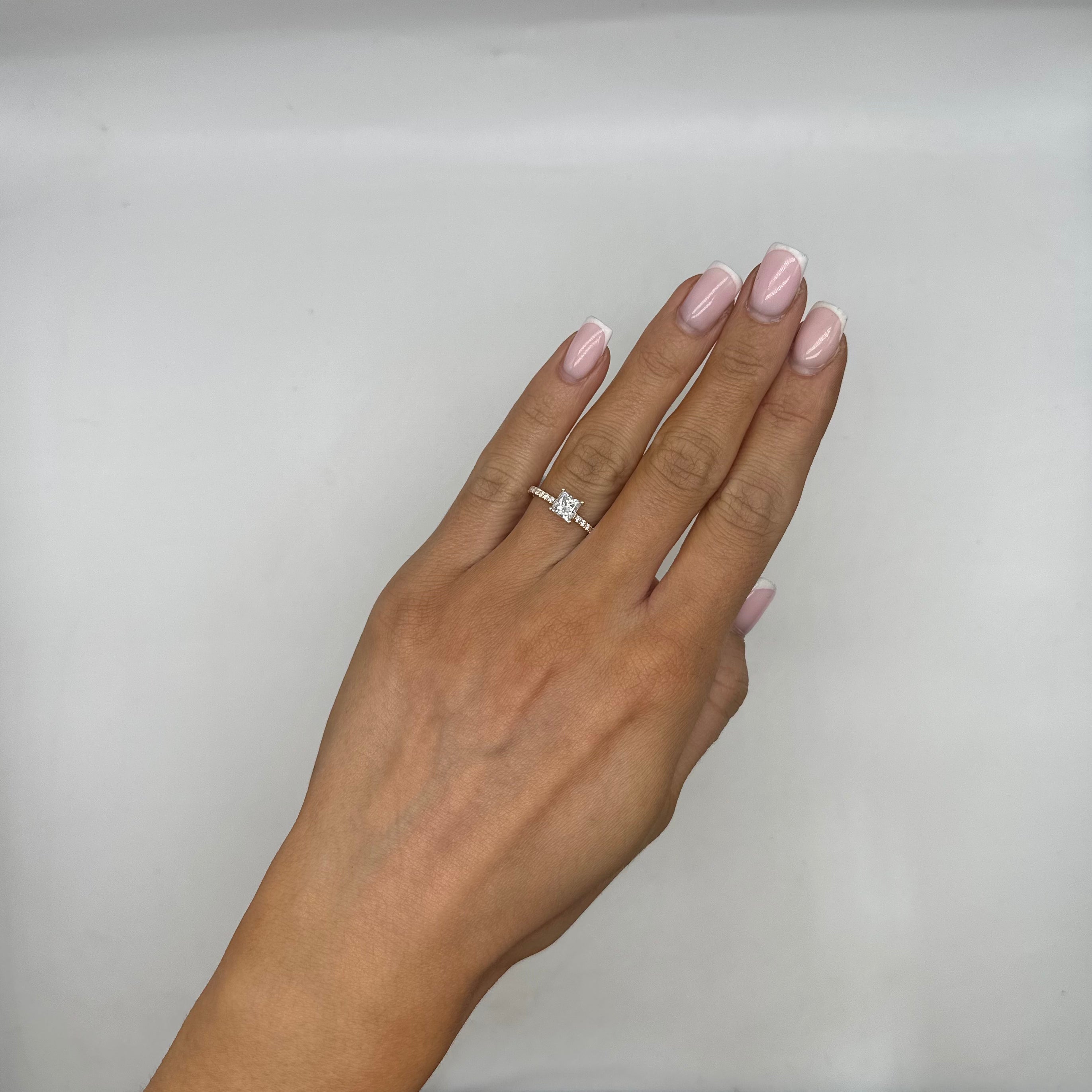 18K Yellow Gold Clarity Enhanced Princess Cut Diamond Ring 1.46ct PRER021 ATJ ITJJ