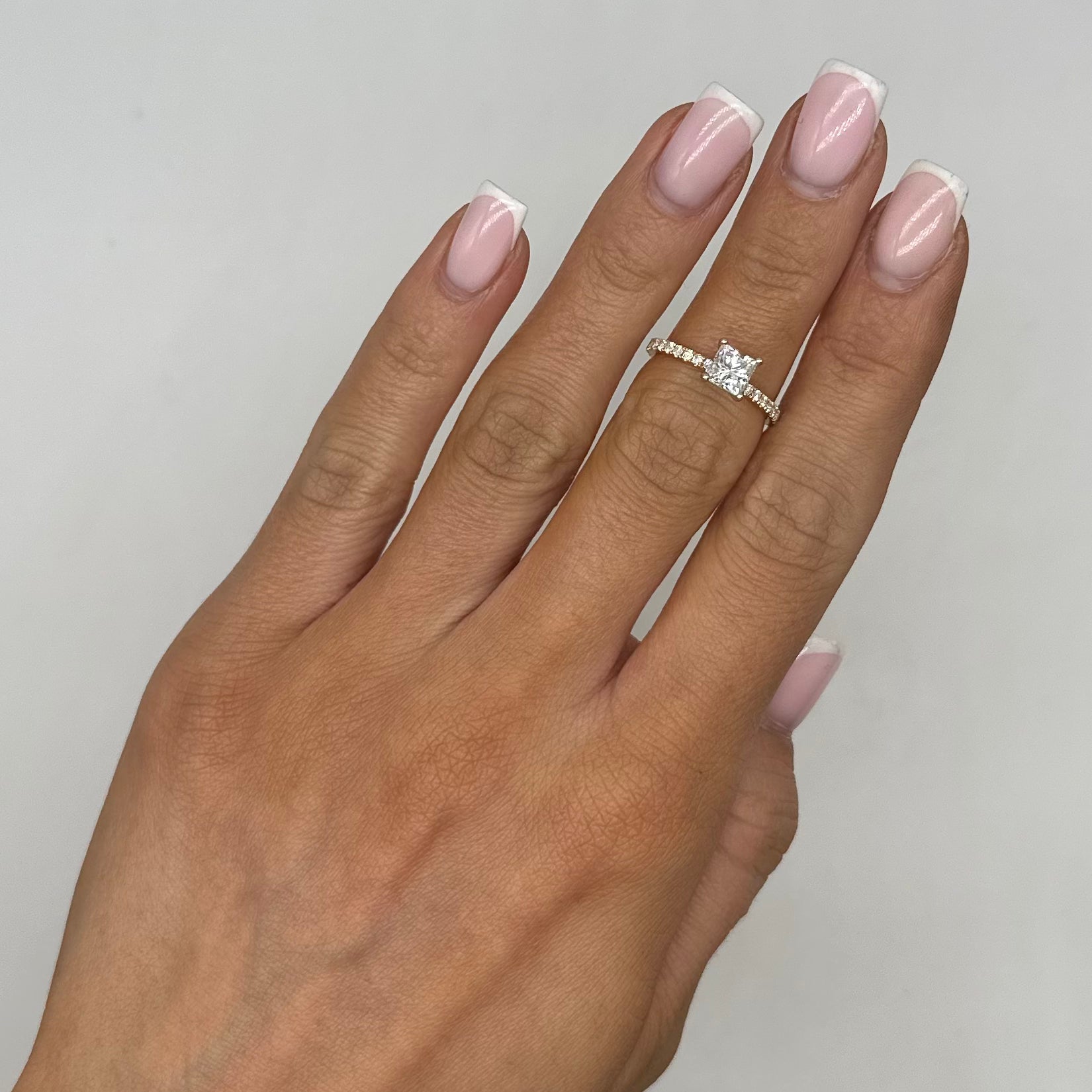 18K Yellow Gold Clarity Enhanced Princess Cut Diamond Ring 1.46ct PRER021 ATJ ITJJ